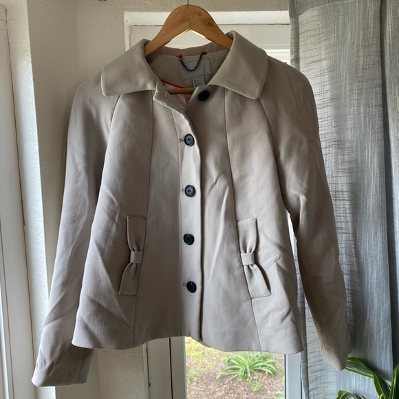 H&M Grey Jacket Blazer Size 2 - Picture 5 of 10